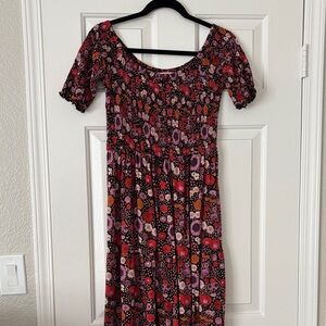 NATURAL LIFE Multicolor Floral Midi Dress